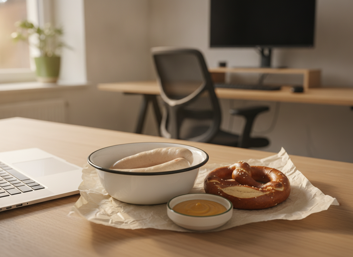 Brotzeit im Homeoffice